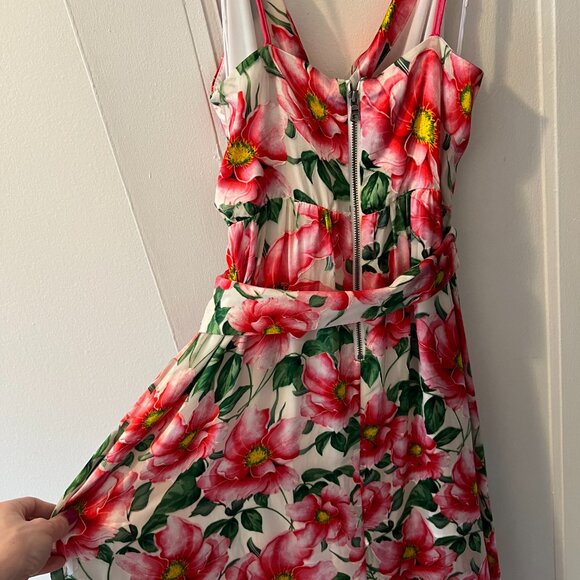 Alice + Olivia floral cowl neck midi dress - Picture 4 of 5